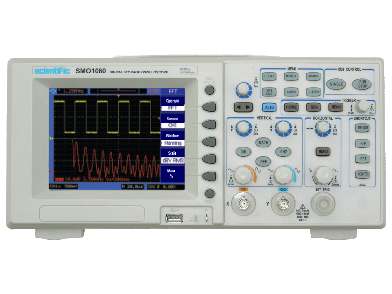 400 Ms/s 60 Mhz ~ 100 Mhz Digital Oscilloscope Smo Series